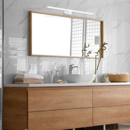LED Badezimmer-Spiegelleuchte SHINE WHITE LED/15W/230V 80 cm IP44 weiß