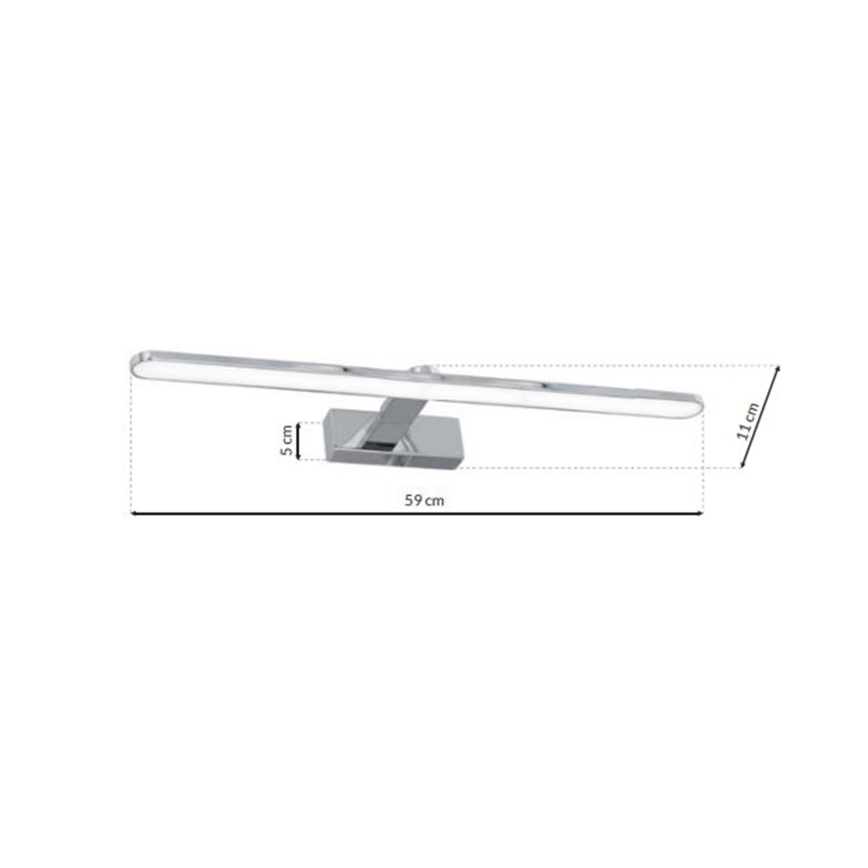 LED-Badezimmer-Spiegelleuchte SPLASH LED/12W/230V IP44
