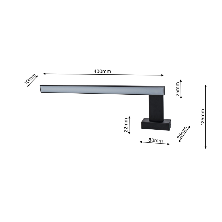 LED Badezimmer-Wandleuchte SHINE 1xLED/11W/230V IP44