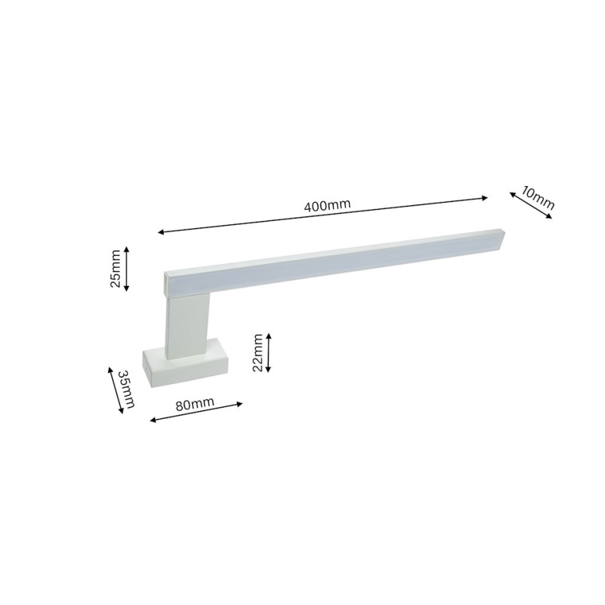 LED Badezimmer-Wandleuchte SHINE 1xLED/11W/230V IP44