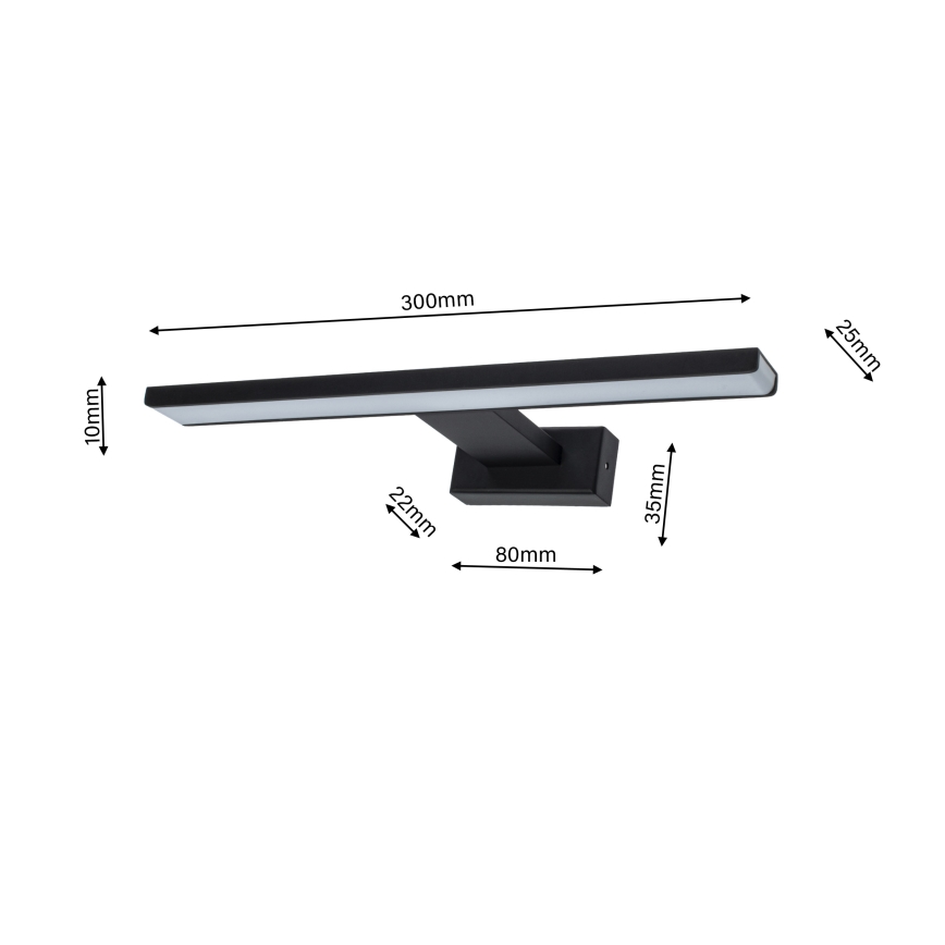LED Badezimmer-Wandleuchte SHINE 1xLED/7W/230V IP44