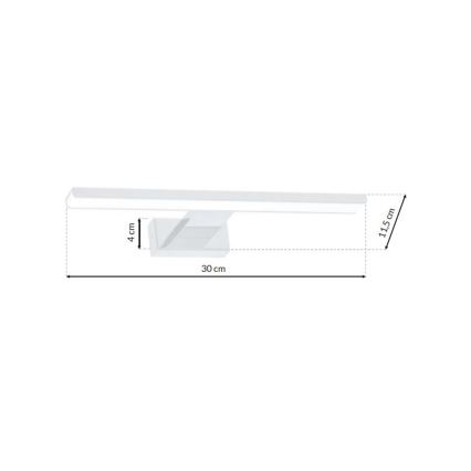LED Badezimmer-Wandleuchte SHINE 1xLED/7W/230V IP44