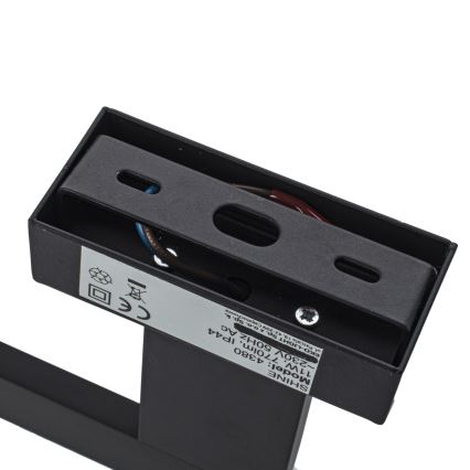 LED Badezimmer Wandleuchte SHINE LED/11W/230V 42 cm IP44 schwarz