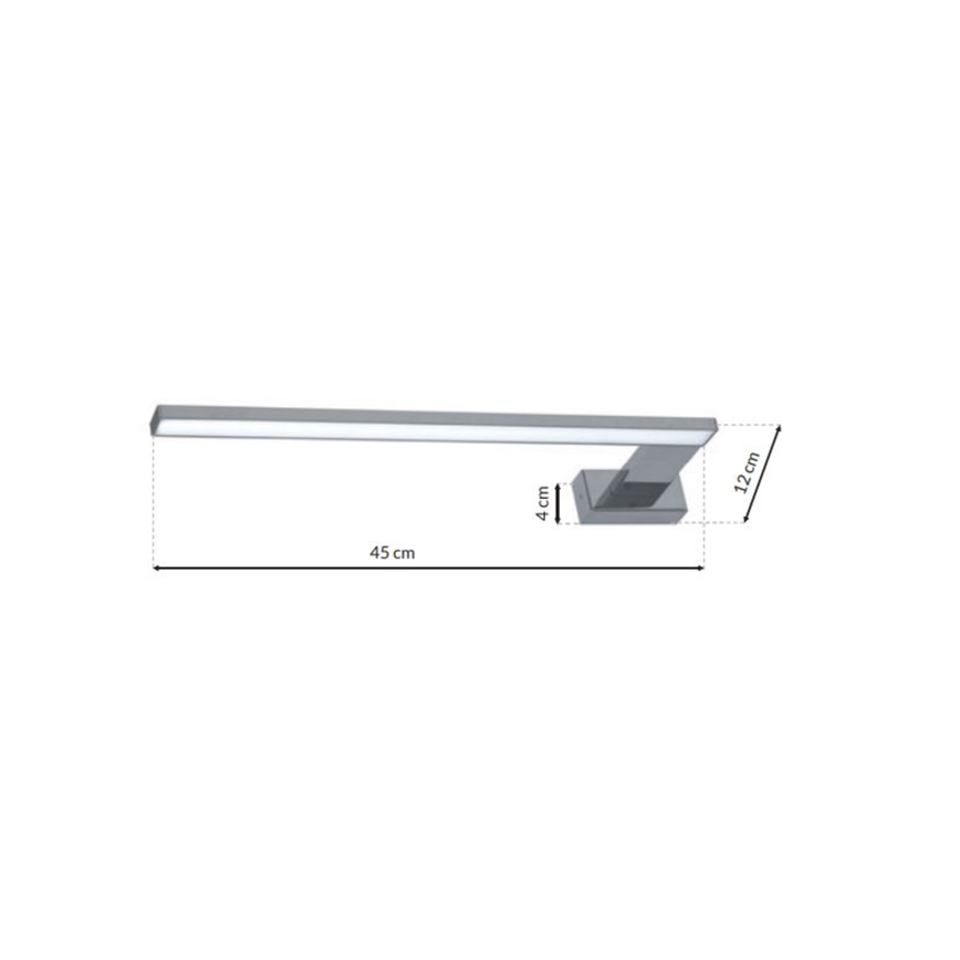 LED-Badezimmer-Wandleuchte SHINE LED/11W/230V 45 cm IP44 glänzender Chrom