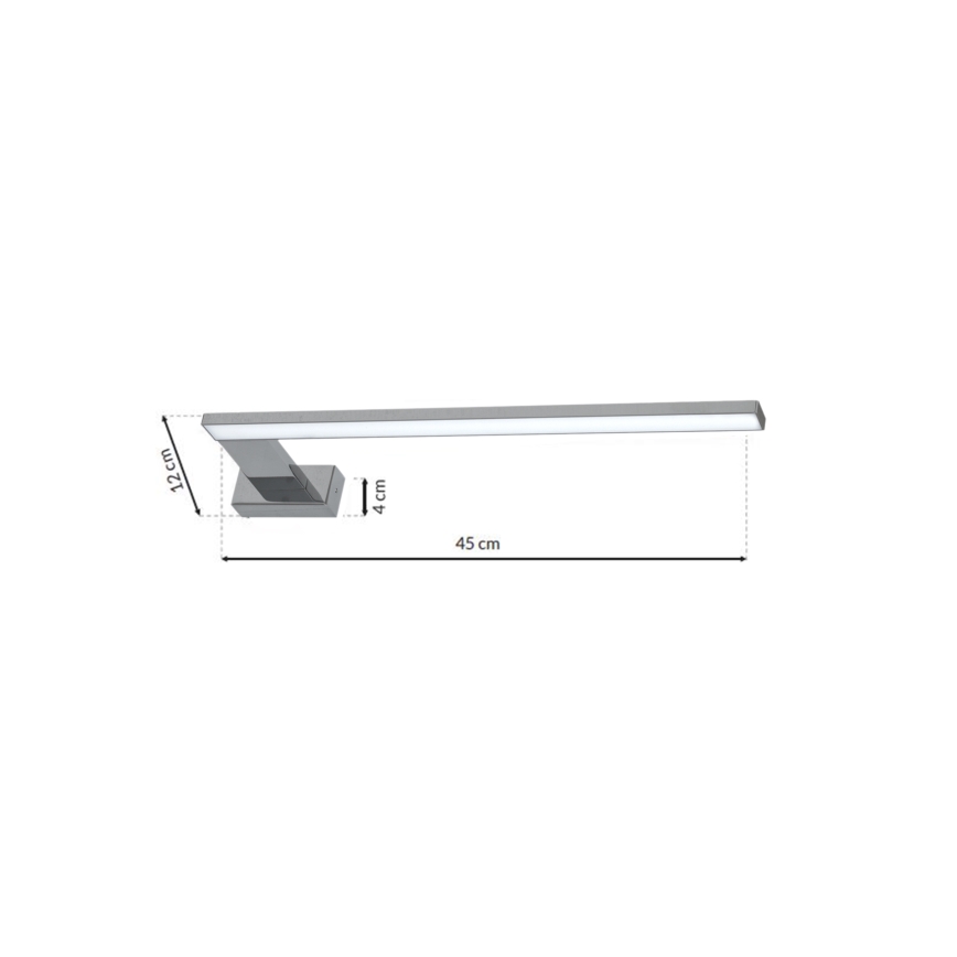 LED-Badezimmer-Wandleuchte SHINE LED/11W/230V 45 cm IP44 Hochglanz-Chrom