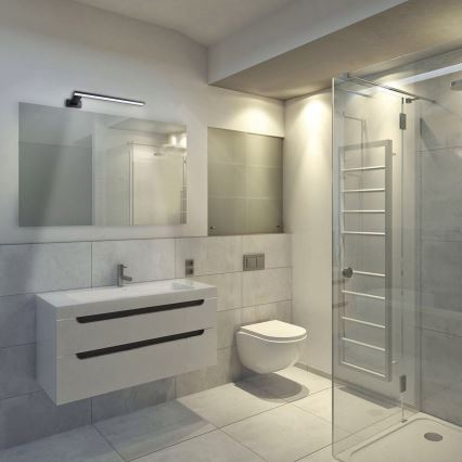 LED Badezimmer-Wandleuchte SHINE LED/11W/230V 45 cm IP44 schwarz