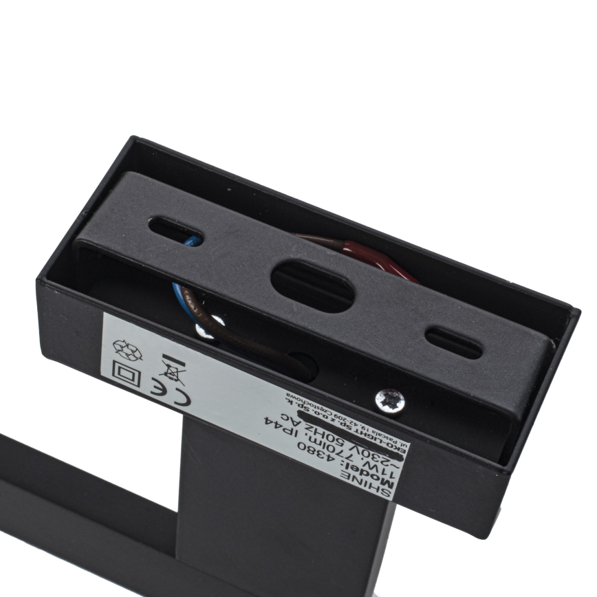 LED Badezimmer-Wandleuchte SHINE LED/11W/230V 45 cm IP44 schwarz