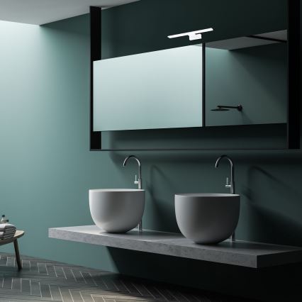 LED-Badezimmer-Wandleuchte SHINE LED/7W/230V 30 cm IP44 weiß