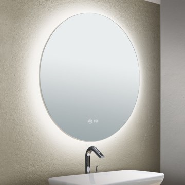 LED-Badezimmer-Wandspiegel mit Hintergrundbeleuchtung FOCUS LED/18W/230V 3000/4200/6000K d 45 cm IP44