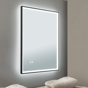 LED-Badezimmer-Wandspiegel mit Hintergrundbeleuchtung FRAME LED/48W/230V 3000/4000/6000K 60x45 cm IP44
