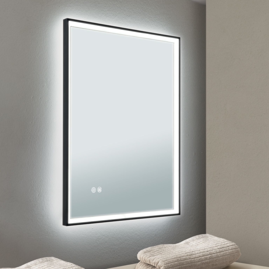 LED-Badezimmer-Wandspiegel mit Hintergrundbeleuchtung FRAME LED/48W/230V 3000/4000/6000K 60x45 cm IP44