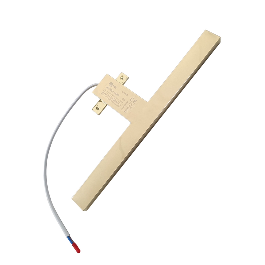 LED Badezimmerspiegelbeleuchtung LED/5W/230V 4000K 30 cm IP44 gold