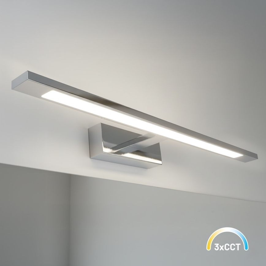 LED-Badspiegelleuchte KLIMT LED/12W/230V 3000/4000/6000K 60 cm IP44 glänzender Chrom