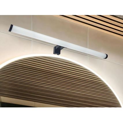 LED-Badspiegelleuchte LED/12W/230V 59,5 cm IP44 schwarz