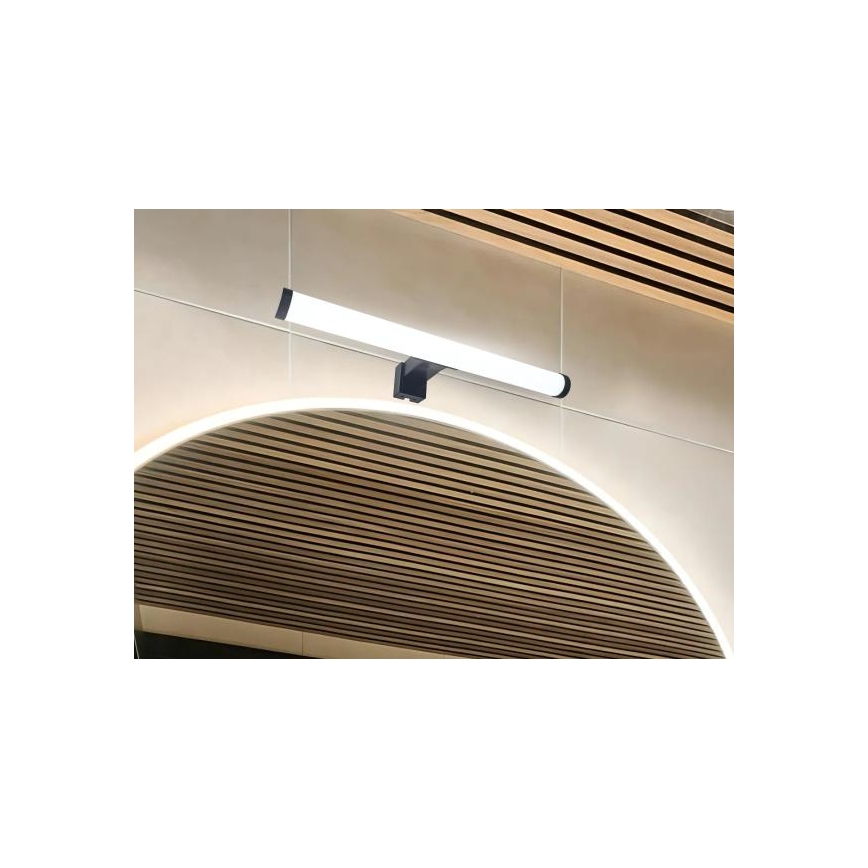LED-Badspiegelleuchte LED/8W/230V 30 cm IP44 schwarz