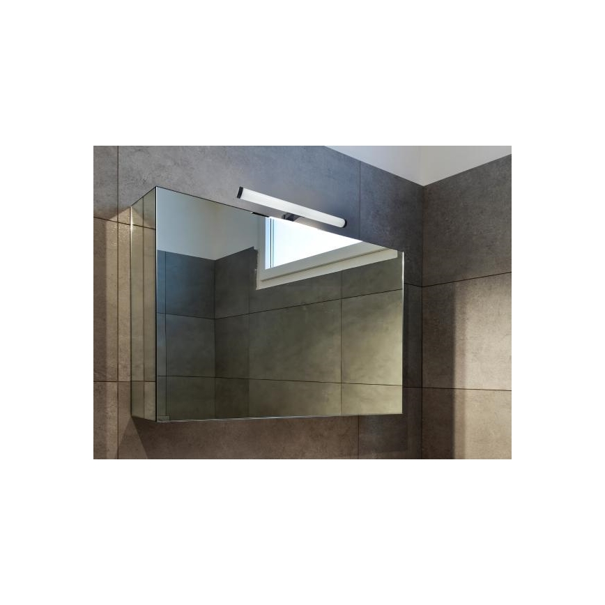 LED-Badspiegelleuchte LED/8W/230V 30 cm IP44 schwarz