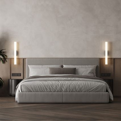 LED-Badezimmer-Spiegelleuchte LINEA LED/8W/230V 3000/4000/6000K IP44 45 cm schwarz