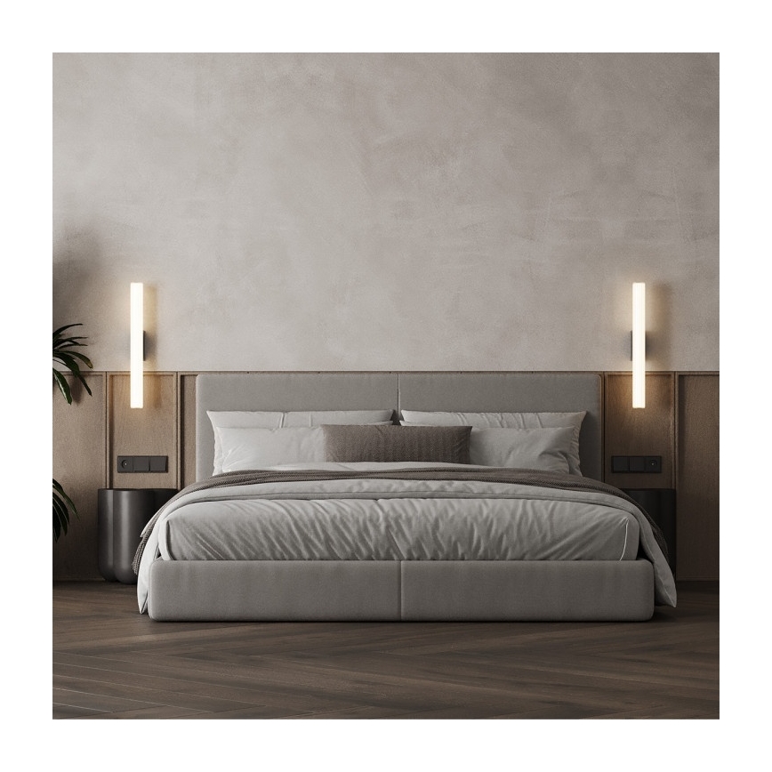 LED-Badezimmer-Spiegelleuchte LINEA LED/8W/230V 3000/4000/6000K IP44 45 cm schwarz