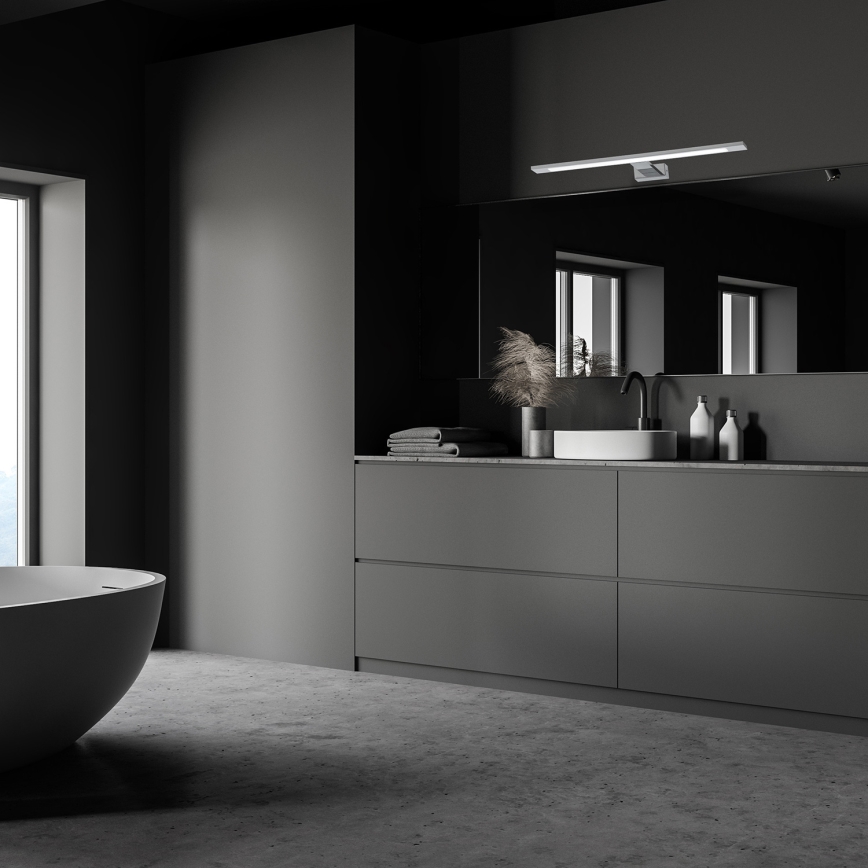 LED-Badspiegelleuchte SHINE LED/12W/230V 60 cm IP44, hochglänzender Chrom