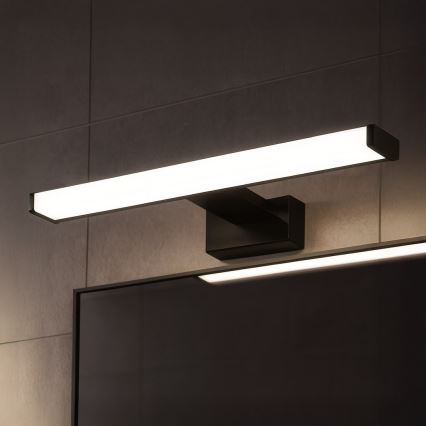 LED-Beleuchtung für Badezimmerspiegel MIRORE LED/8W/230V 40 cm IP44 schwarz