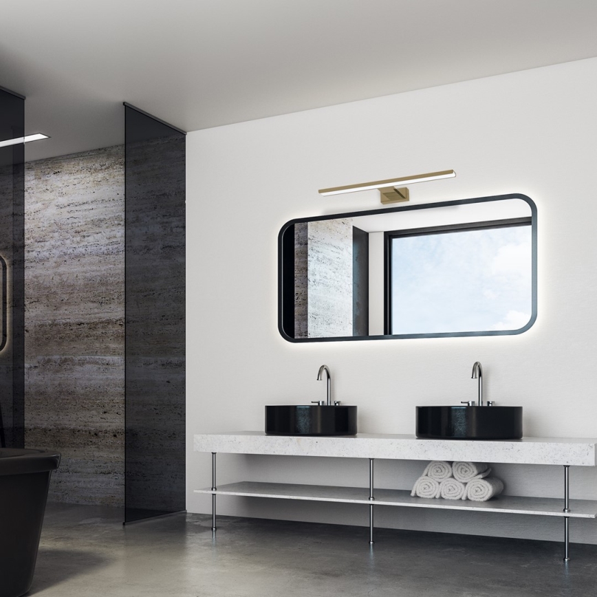 LED-Beleuchtung für Badezimmerspiegel SHINE LED/13,8W/230V 60 cm IP44 Messing