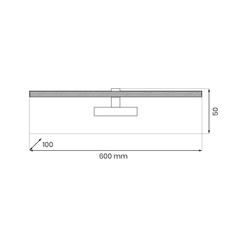 LED-Bilderleuchte PRADO LED/11W/230V glänzendes Chrom