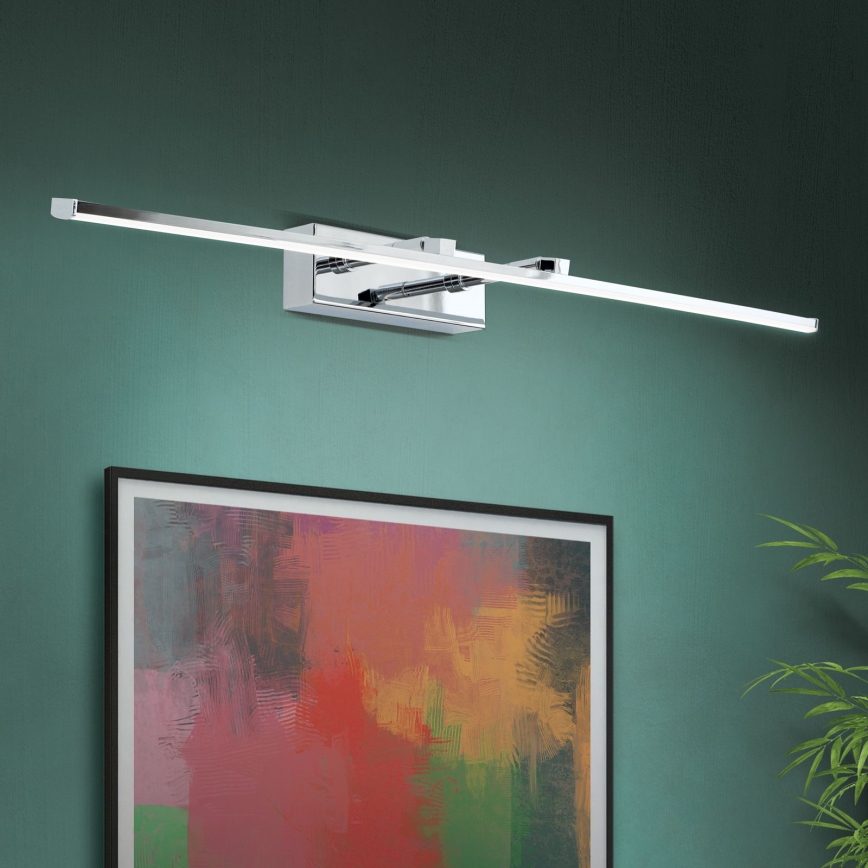 LED-Bilderleuchte PUBLIO LED/15W/230V 75 cm glänzendes Chrom