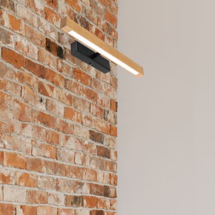 LED-Bilderleuchte VERDE LED/5,5W/230V 3000K 46 cm Eiche/Schwarz