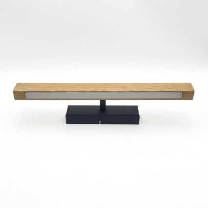 LED-Bilderleuchte VERDE LED/5,5W/230V 3000K 46 cm Eiche/Schwarz