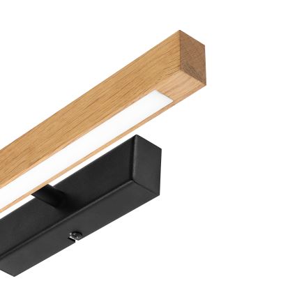 LED-Bilderleuchte VERDE LED/5,5W/230V 3000K 46 cm Eiche/Schwarz