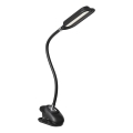 LED+CCT dimmbare Tischlampe mit Clip CLIP LED/7,5W/230V 3000/4200/5000K schwarz