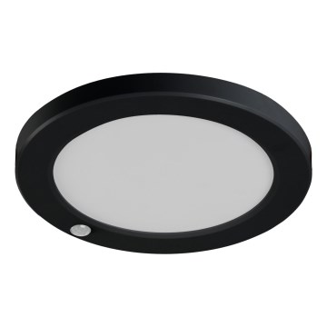 LED Decken-/Abgehängte Leuchte mit Bewegungssensor 2in1 ERGA LED/17W/230V 3000/4000/6500K Schwarz