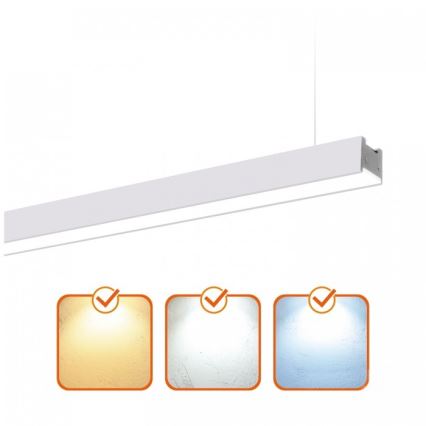 LED-Deckenaufbau-/Pendelleuchte KOLINE LED/40W/230V 3000/4000/6500K 120 cm weiß