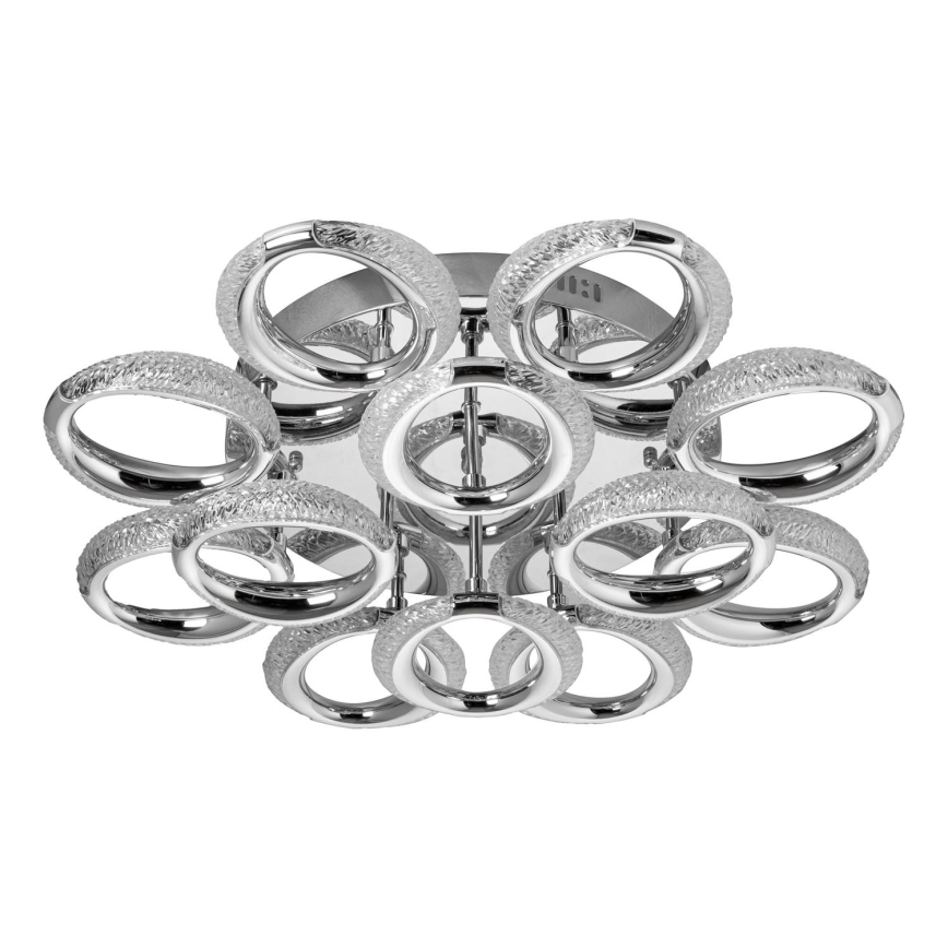 LED-Deckenleuchte 12xLED/14W/230V 3000-5000K d 60 cm glänzendes Chrom