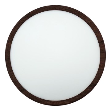 LED-Deckenleuchte 24 W/230 V 3000/4000/6500 K Ø 30 cm braun