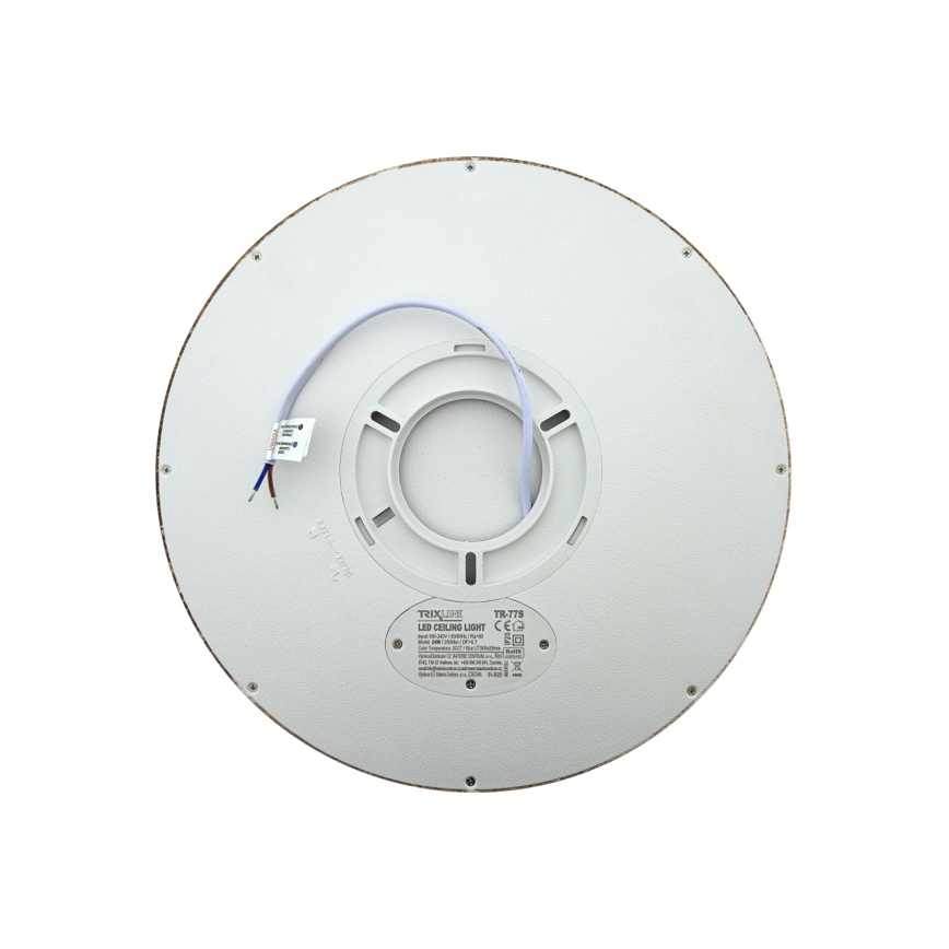 LED-Deckenleuchte 24 W/230 V 3000/4000/6500 K Ø 30 cm braun