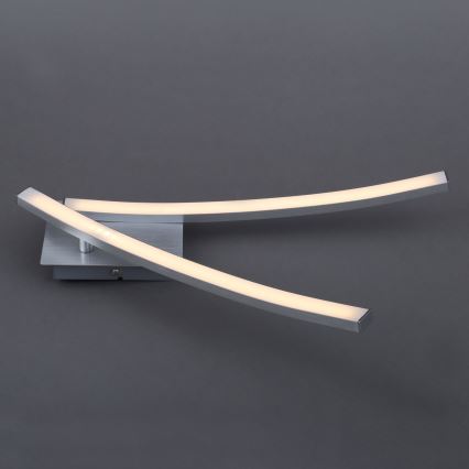 LED Deckenleuchte 2xLED/6W/230V 3000K mattchrom