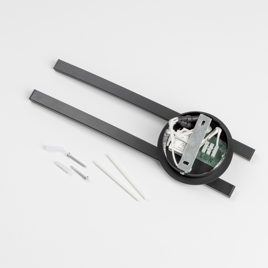 LED-Deckenleuchte 2xLED/6W/230V schwarz