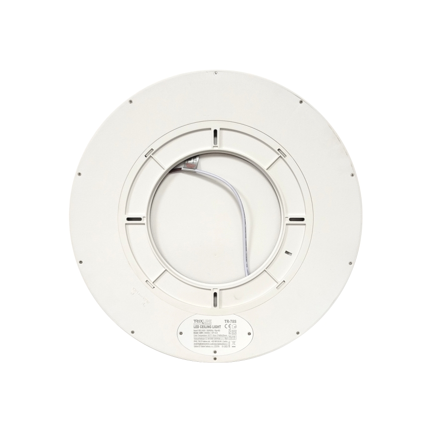 LED-Deckenleuchte, 32 W, 230 V, 3000/4000/6500 K, Ø 40 cm, weiß