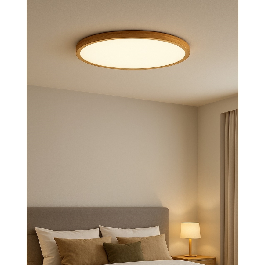 LED-Deckenleuchte, 32W, 230V, 3000/4000/6500K, Ø 40 cm, beige