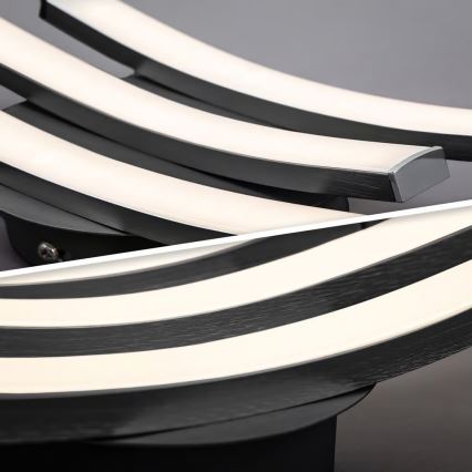 LED-Deckenleuchte 3×LED/6W/230V 2700K Schwarz