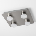 LED Deckenleuchte 4xLED/4W/230V mattchrom