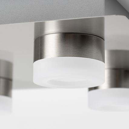 LED Deckenleuchte 4xLED/4W/230V mattchrom