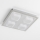 LED Deckenleuchte 4xLED/5W/230V 3000K 28x28 cm mattchrom