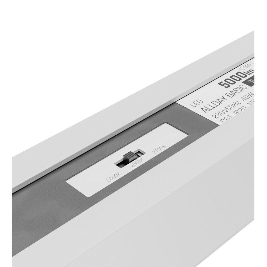 LED-Deckenleuchte ALLDAY BASIC LED/20/30/40W/230V 2700/4000/6000K 120 cm weiß