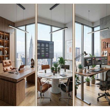 LED Deckenleuchte ALLDAY BASIC LED/40W/230V 2700/4000/6000K schwarz