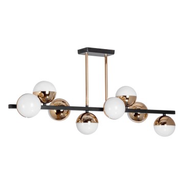 LED-Deckenleuchte an Stange 8xLED/7W/230V gold/schwarz