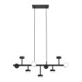 LED-Deckenleuchte an Stange COMFORT 9xLED/5W/230V schwarz