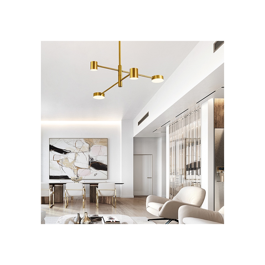 LED-Deckenleuchte an Stange LED/24W/230V 3000K golden