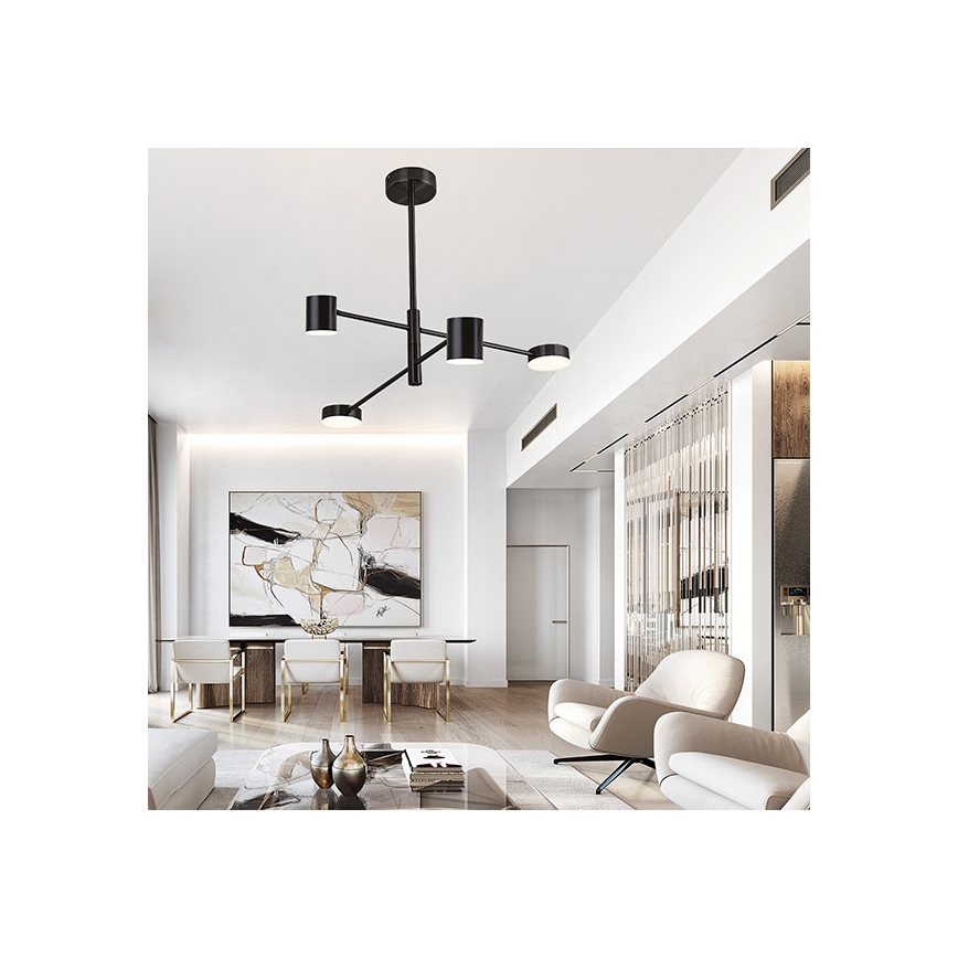 LED-Deckenleuchte an Stange LED/24W/230V 3000K schwarz
